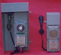 Flame proof telephone